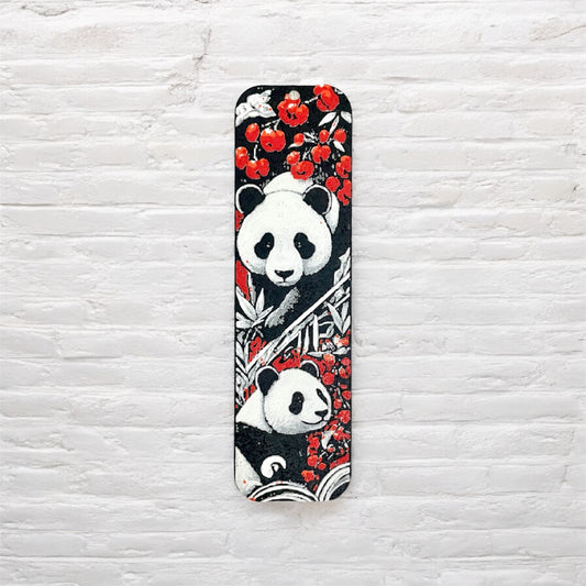 Panda Blossom – 3D-gedrucktes Lesezeichen 🐼